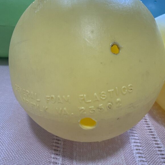 Easter Egg Blow Mold 8” Lot Of 10 Eggs Vintage General Foam Plastics & Unbranded - Picture 4 of 16